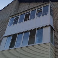 Остекление балкона в поселке Некрасовское