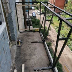 Благоустройство балкона с выносом остекления